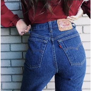 levi's • vintage high waisted tapered leg jeans